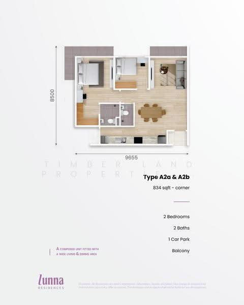 Service Residence for Sale in Lunna Residences by Timber Land Properties Sdn Bhd - iProperty.com.my