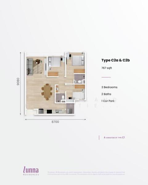 Service Residence for Sale in Lunna Residences by Timber Land Properties Sdn Bhd - iProperty.com.my