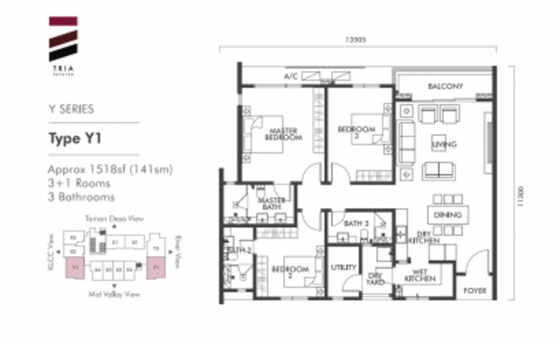 Condominium for Rent in TRIA Seputeh in 9 Seputeh, Kuala Lumpur by Elcoln Leong - iProperty.com.my