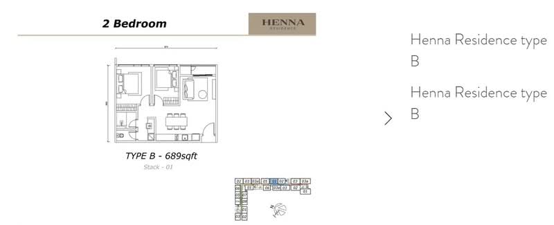 Kediaman Servis untuk Dijual di Henna Residence @ The Quartz WM oleh Desmond Lim - iProperty.com.my