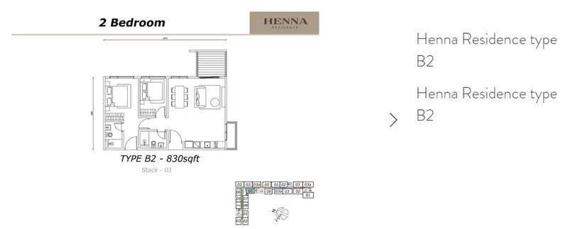 Service Residence for Sale in Henna Residence @ The Quartz WM by Gilbert Hor - iProperty.com.my