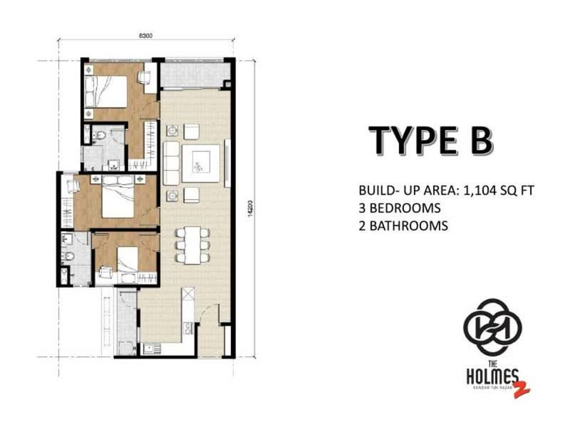 Condominium for Sale in The Holmes 2 by Desmond Lim - iProperty.com.my