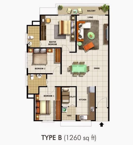 Kondominium untuk Dijual di Meridien Residence oleh Chin SW - iProperty.com.my