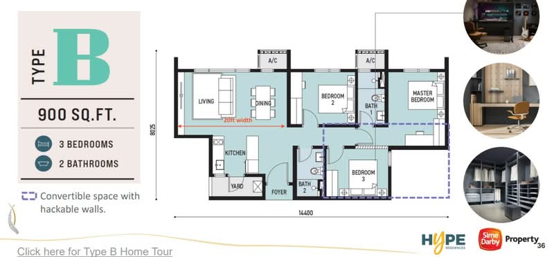 Service Residence for Sale in SJ7 : Hype Residences by Sime Darby Property Berhad - iProperty.com.my