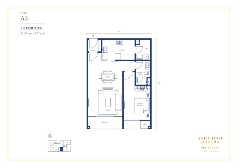 Residensi Servis untuk Dijual di Southern Marina Residences oleh Jasmond Koh - iProperty.com.my
