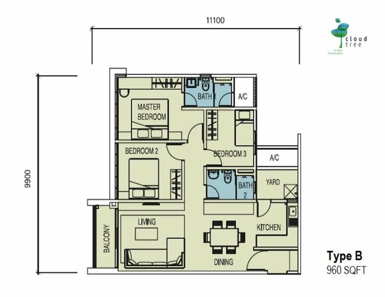 Kondominium untuk Dijual di CloudTree Residence oleh Ben Mok - iProperty.com.my