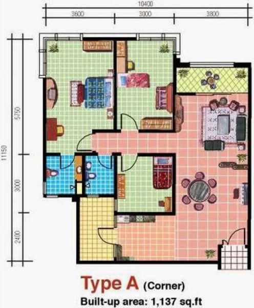 Kondominium untuk Disewa di Pelangi Utama oleh Andrew Pang - iProperty.com.my