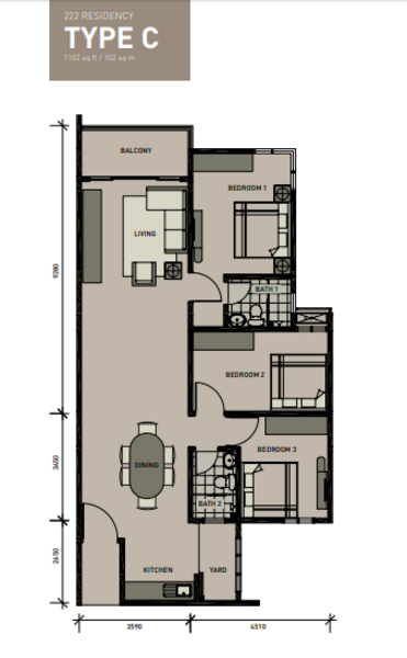 Condominium for Sale in 222 Residency by Kent Lau - iProperty.com.my