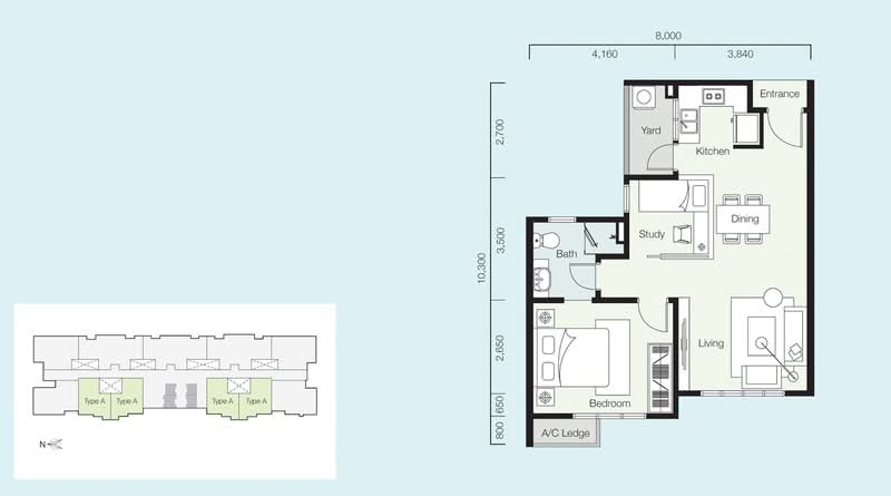 Service Residence for Rent in Avantas Residences by Elcoln Leong - Type A - iProperty.com.my