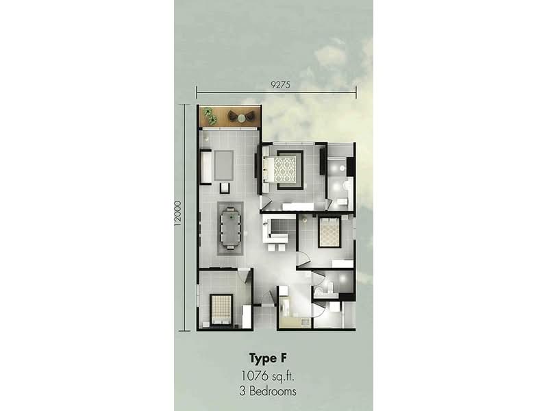 Service Residence for Sale in Sky Peak Residences by Rayna Realty - iProperty.com.my