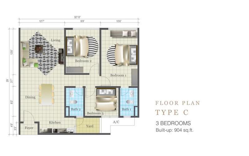 Kediaman Servis untuk Dijual di D'Summit Residences oleh Lywen Thye - iProperty.com.my