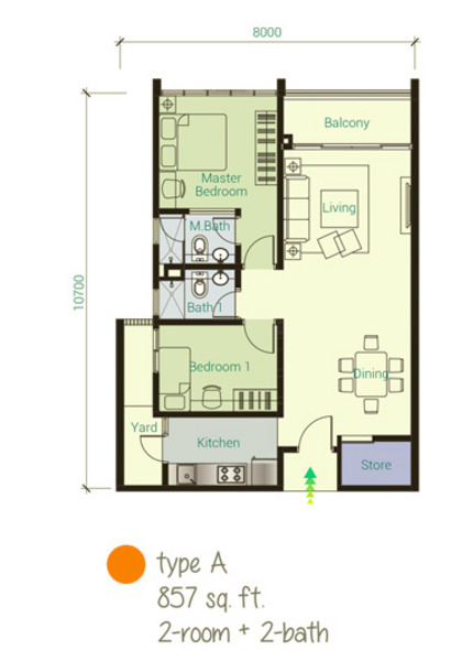 Kediaman Servis untuk Disewa di Amerin Residence oleh Eugene Goh - iProperty.com.my