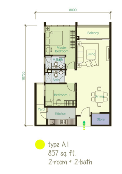 Kediaman Servis untuk Disewa di Amerin Residence oleh Eugene Goh - iProperty.com.my