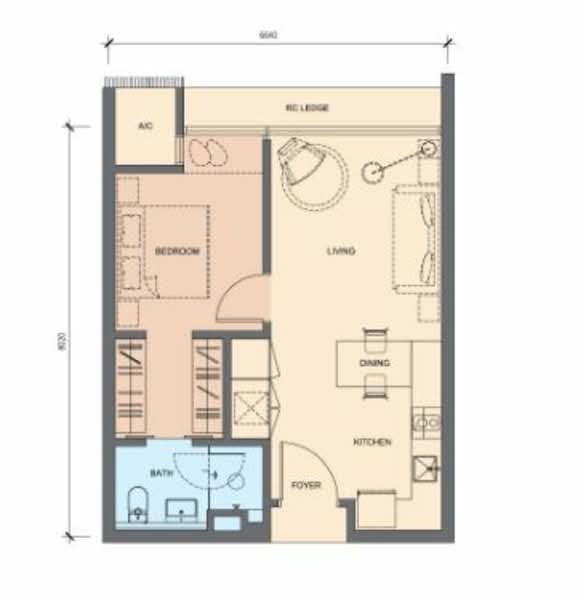 Kondominium untuk Disewa di Grand Medini oleh Lywen Thye - Type B(1 bedroom) - iProperty.com.my