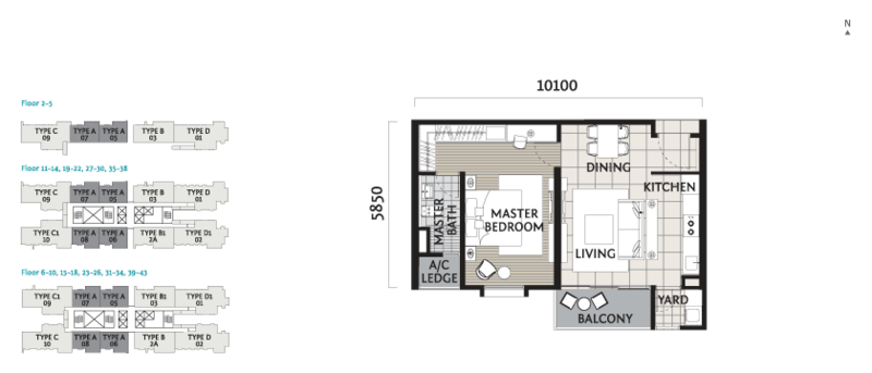 Condominium for Rent in Verdi Eco-Dominiums by Gaily - Type A (Block A) - iProperty.com.my