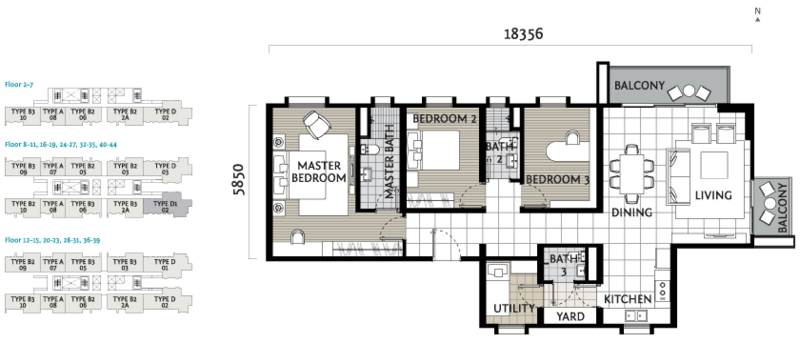 Condominium for Rent in Verdi Eco-Dominiums by Gaily - Type D1(Block B) - iProperty.com.my